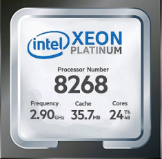 پردازنده سرور اینتل Intel Xeon Platinum 8268 Processor