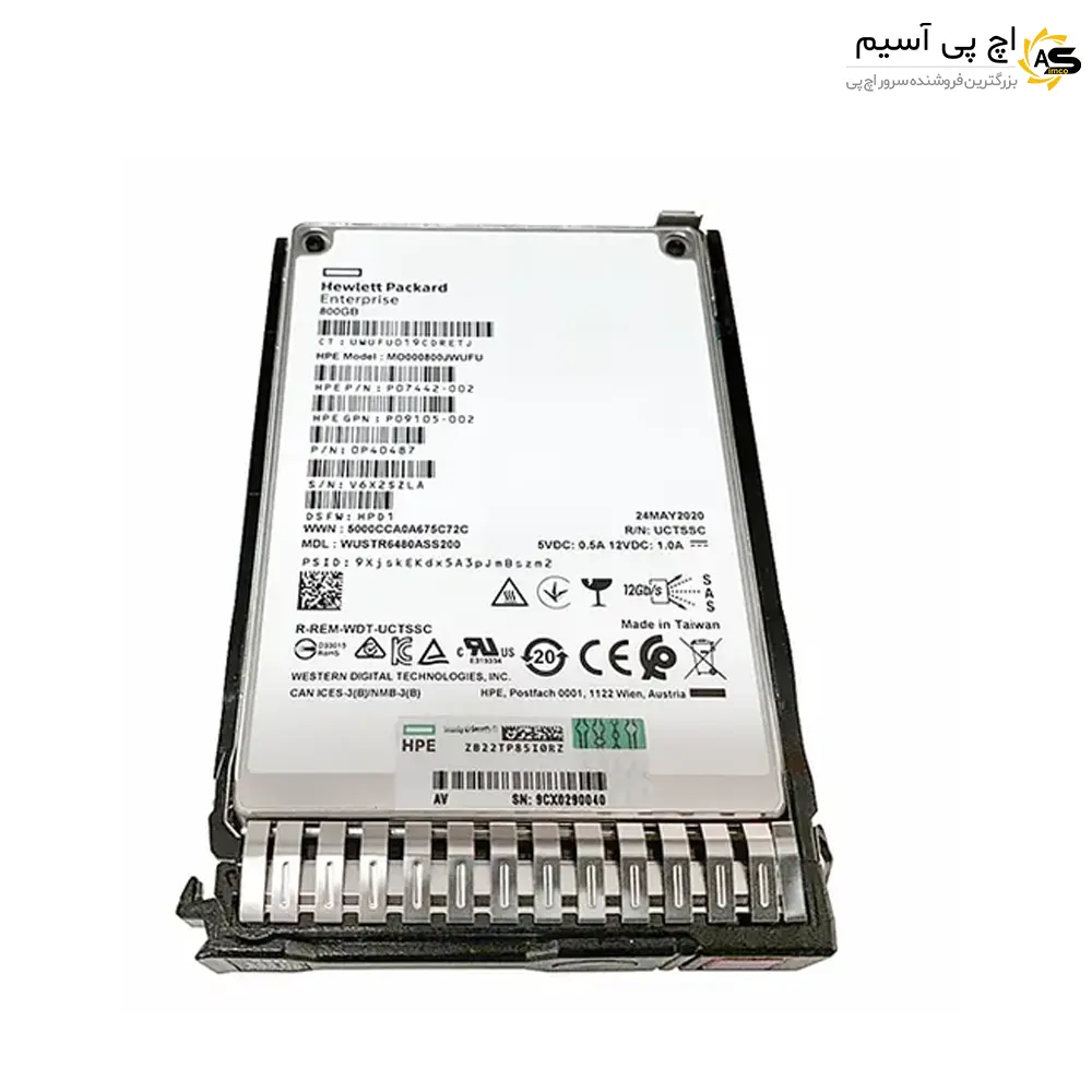 1 اس اس دی سرور HPE 800GB SAS 12G/24G MU SFF BC SSD