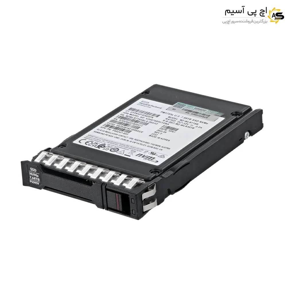 1 اس اس دی سرور HPE 7.68TB NVMe Gen4/Gen5 High Speed SSD